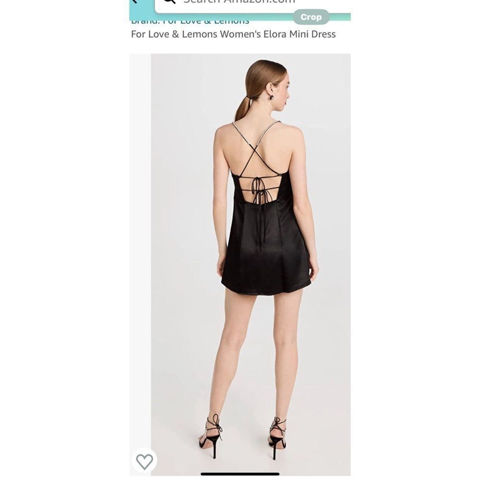 Satin Diamond Love & Lemons Dress